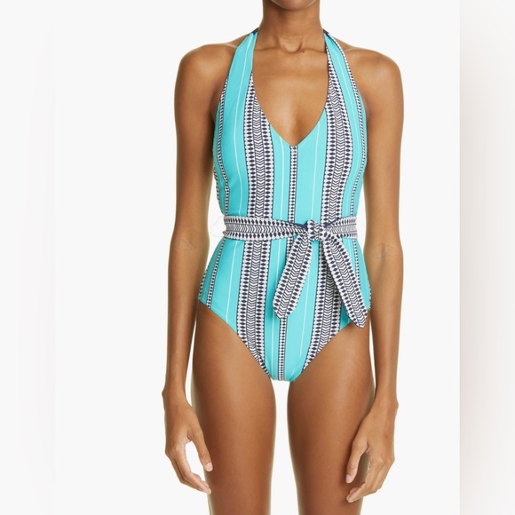 NWT LEMLEM Luchia Belted One-Piece Swimsuit Size S - Picture 5 of 9